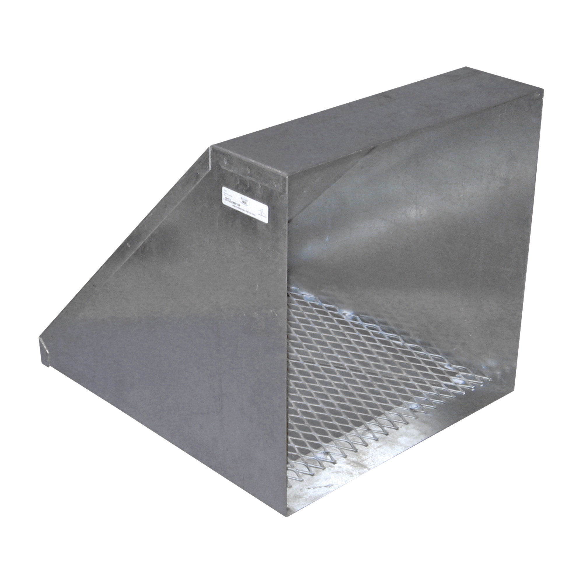 Canarm Intake and Exhaust Hood — Galvanized Steel, Bird Screen Included, Model# EH60